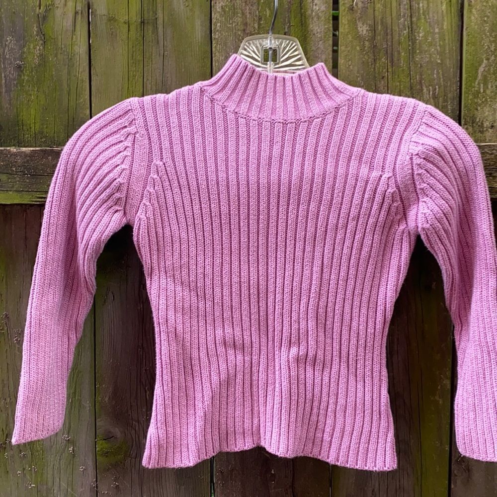 Gap pink shimmer sweater sz. XS